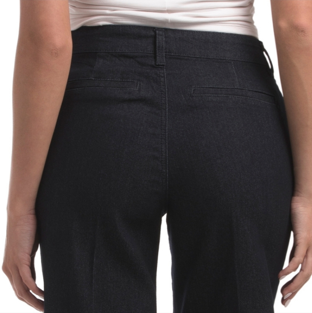 D. Jeans Women's Career High Rise Wide Leg Trousers - Picture 4 of 5